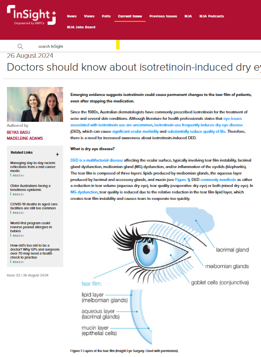 MJA Insight Dry Eye Paper 2024